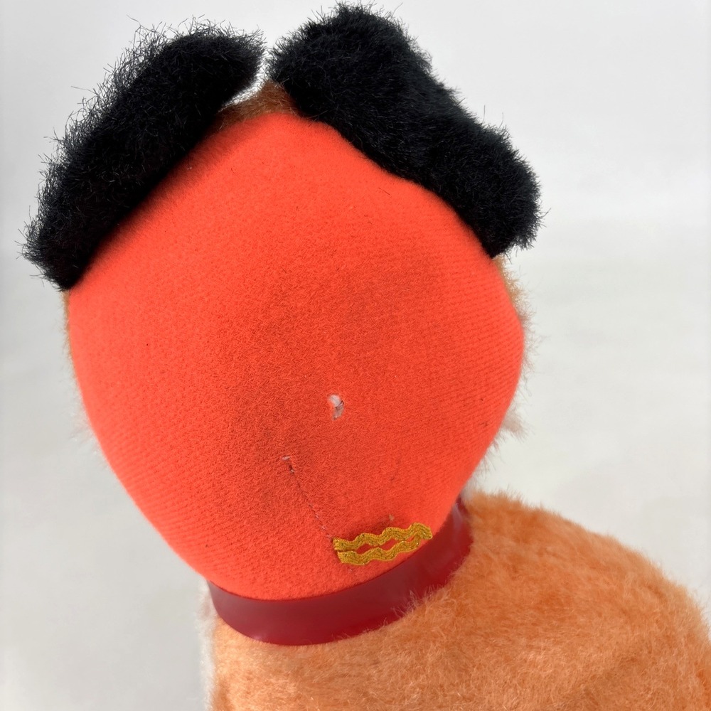 Vintage SUPERIOR TOY AND NOVELTY Plush Orange Fox Red Collar‎ 12" 1960s 1970s - Picture 14 of 16